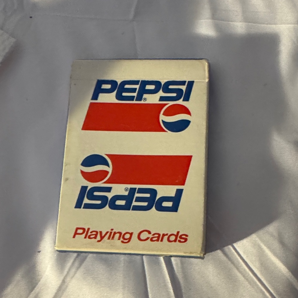Pepsi Red and Blue Logo Playing Cards